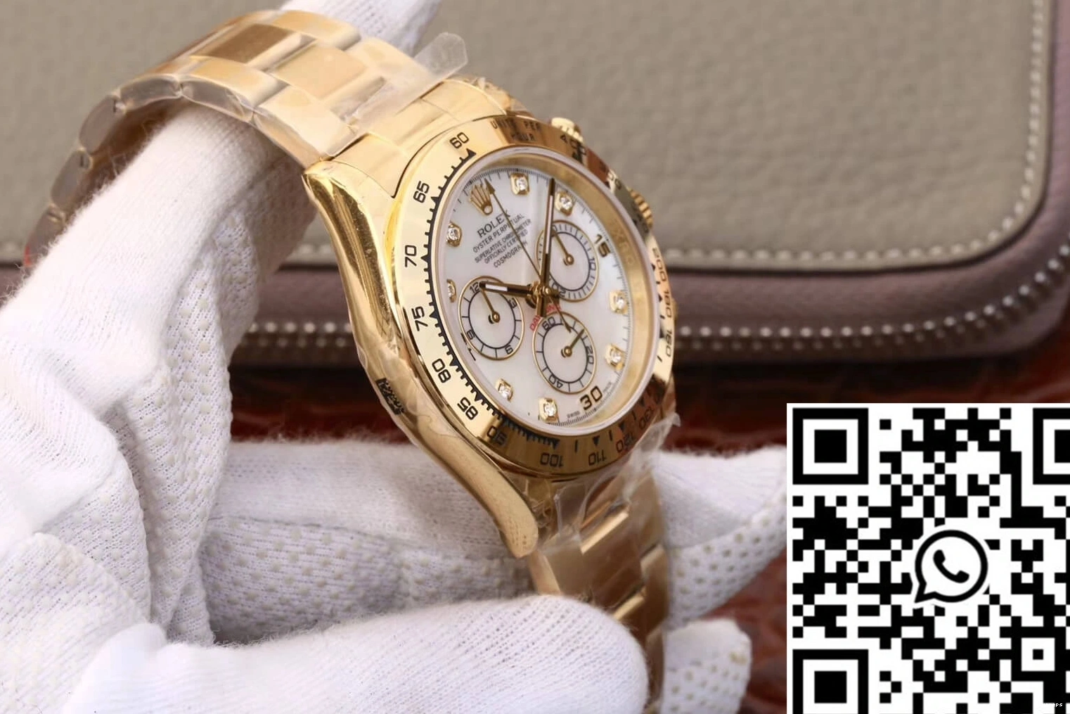 Dial Gold Daytona 116528-78598 JH Diamonds Cosmograph Factory Yellow Rolex 0419